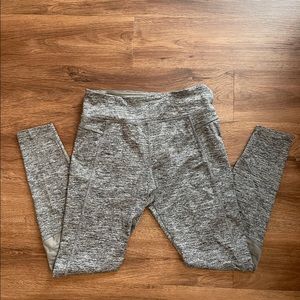 FOREVER 21 Grey Mesh Leggings, Size Medium